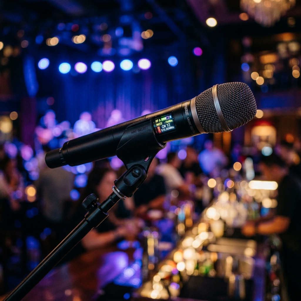 Micrófonos profesionales Shure de alta fidelidad